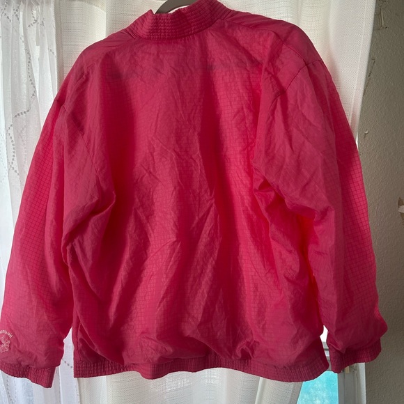 Reebok Women's Vintage 80’s Vivid Pink Windbreaker - Picture 2 of 3